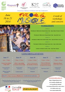 Poster - Fête de la Musique 2014