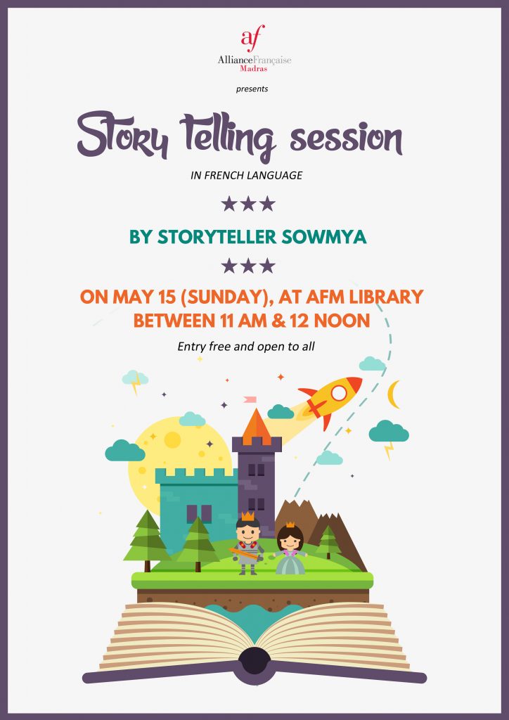 storytelling poster - May 15