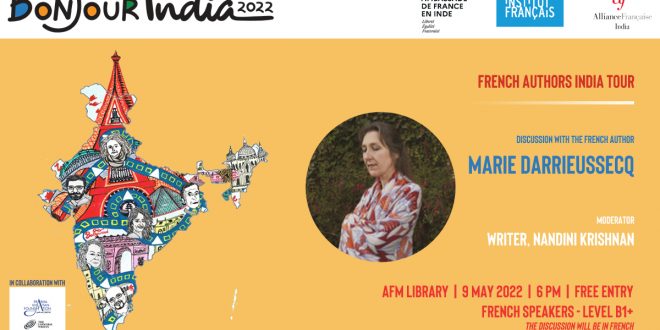 French Author tour in India